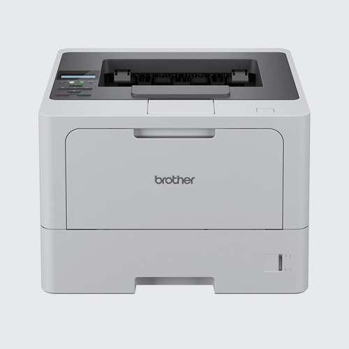 Brother HL-L5210DN Auto Duplex Laser Monochrome Printer, 48 PPM Print Speed, LCD Display, 1 GB Memory, LAN, USB