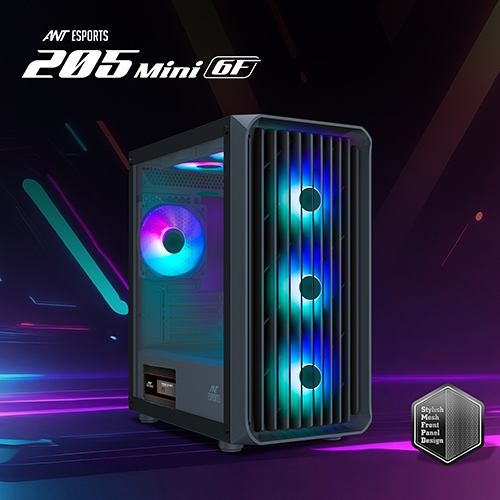 Cabinet ANT ESPORTS 205 Mini 6F Black