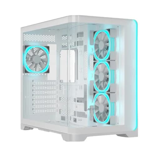 Cabinet Ant Esports Crystal Arc White